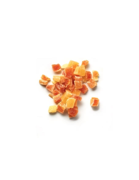 Papaya deshidratada con azúcar