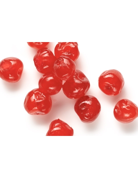 Cereza roja confitada