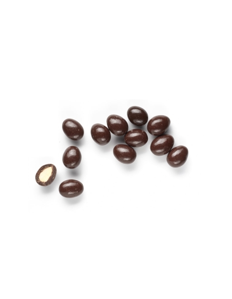 Almendra con chocolate negro