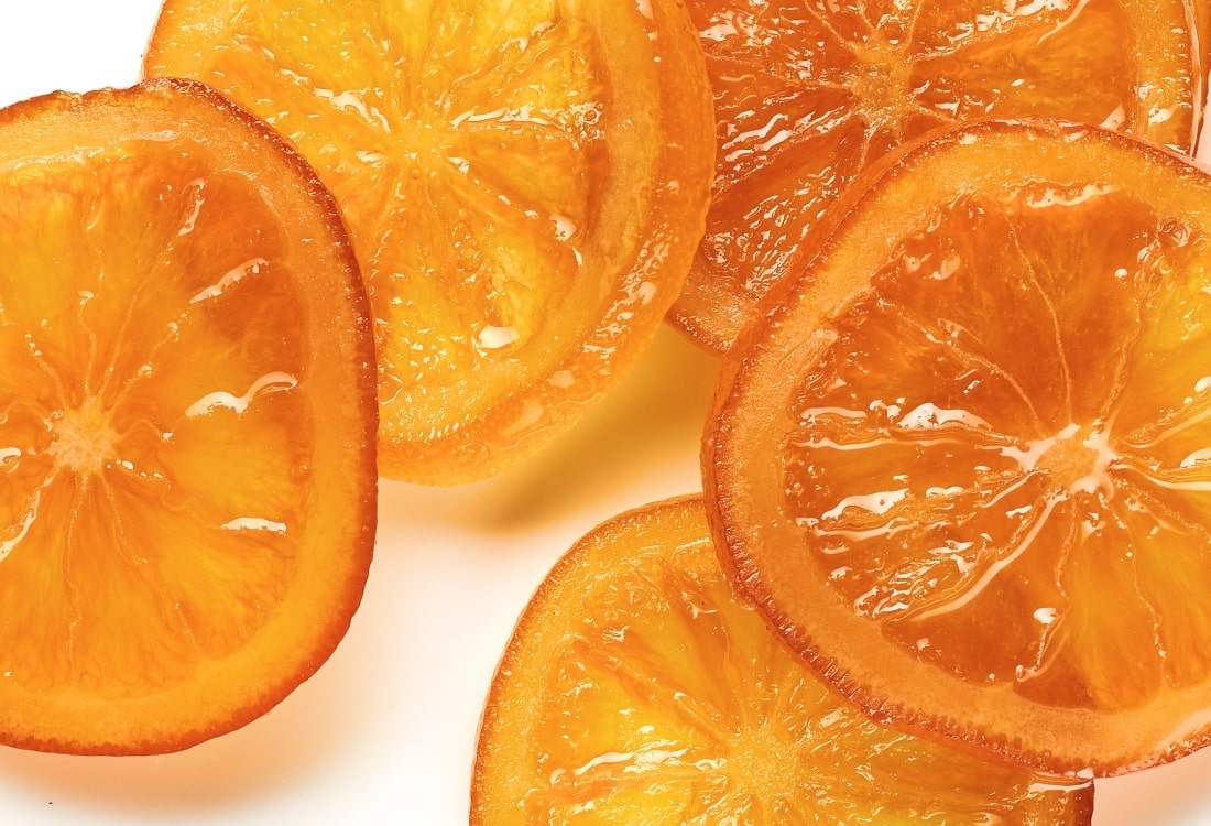 Naranja confitada