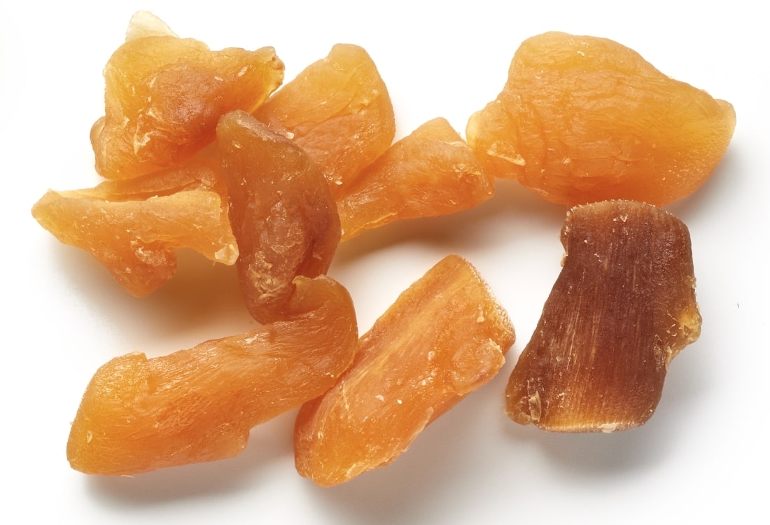 Gingebre deshidratat amb fructosa