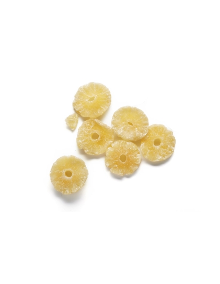 Piña deshidratada con azúcar