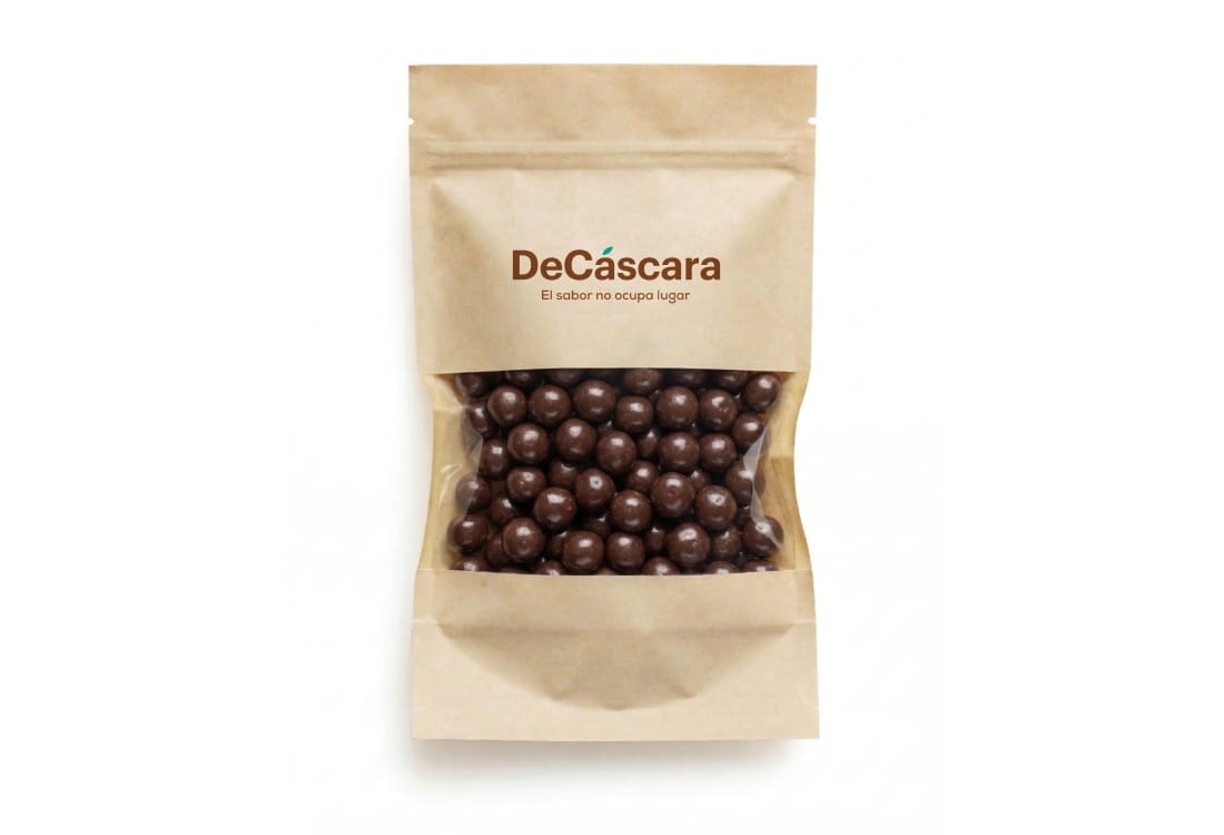 Avellana con chocolate negro