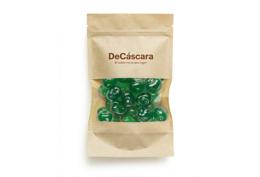 Cereza verde confitada