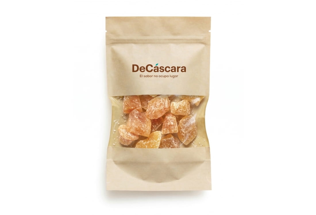 Jengibre deshidratado con azúcar